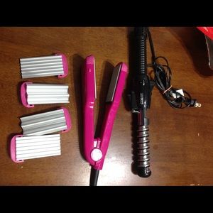 Two Conair hair tools